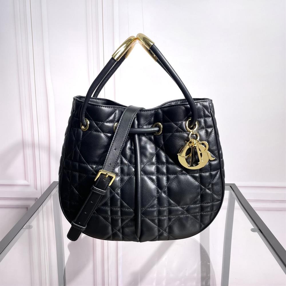 This Dior Nolita handbag is a new addition to the 2024 autumn ready to wear collection reinterpreting Diors modern and elegant temperament with a fa