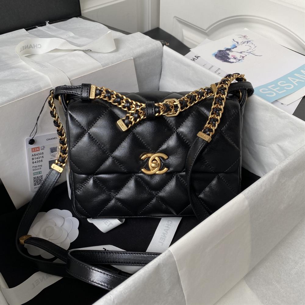 Chanel23K sheepskin wide shoulder strap single shoulder bag AS4305A very satisfied sheepskin small bag You dont have to just focus on Kelly and one