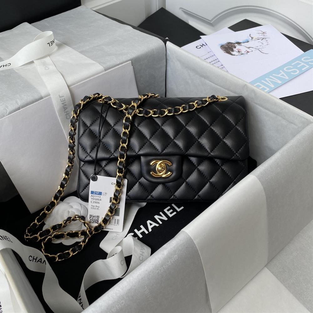 Black French highend customized product Chanel Classic Flap Bag  A01113 Interpreting Chanels classic style elegant minimalist and exquisite coun