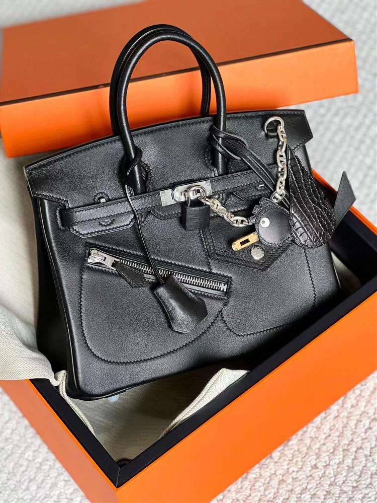 Birkin Rock25 swift black silver buckle  professional luxury fashion brand agency businessIf you have wholesale or retail intentions please contact
