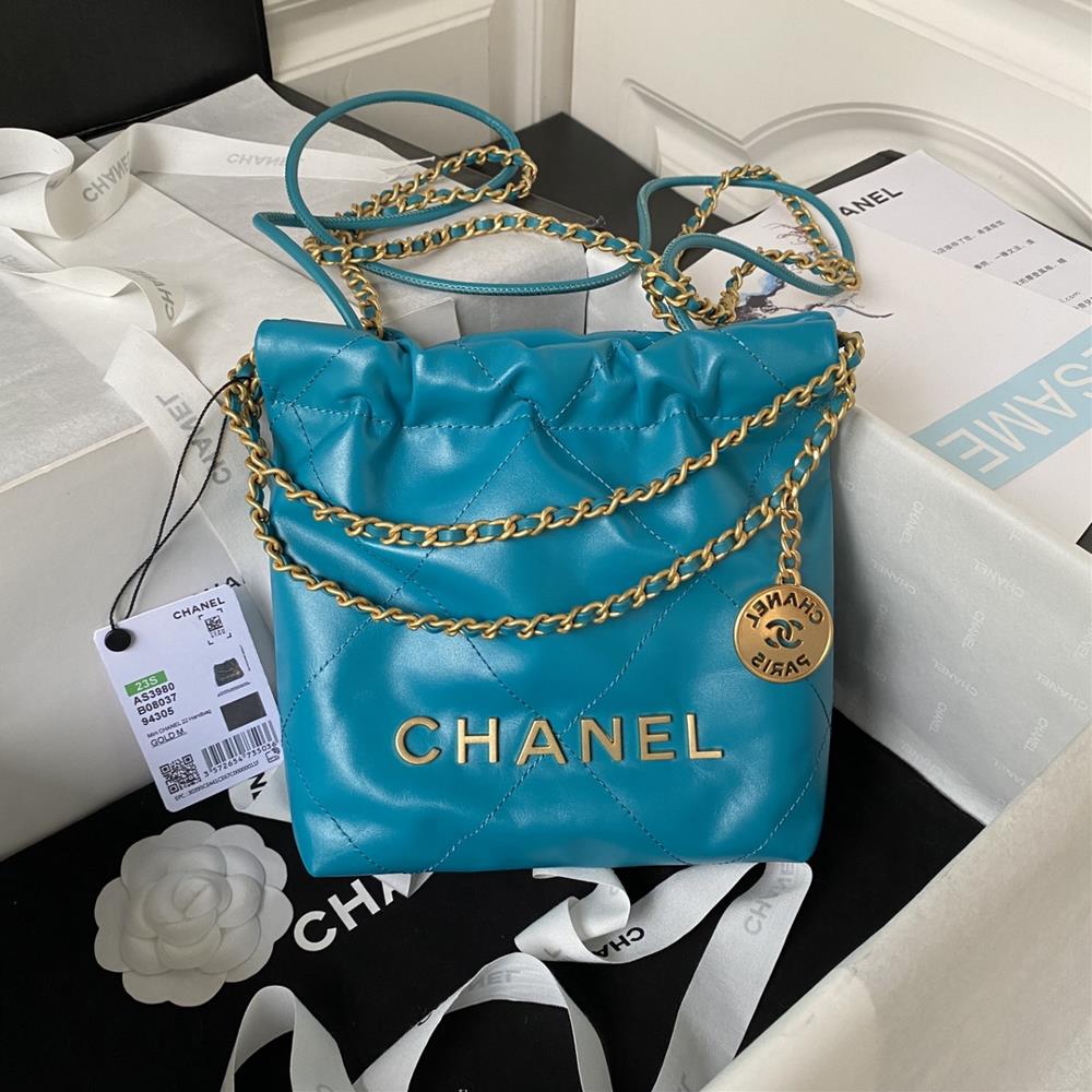 Deep Blue Chanel23SAS3980 Chanels mini22 hits Red HeartChanel Gooses bag accessories will always be planted with grass from the just concluded 2023