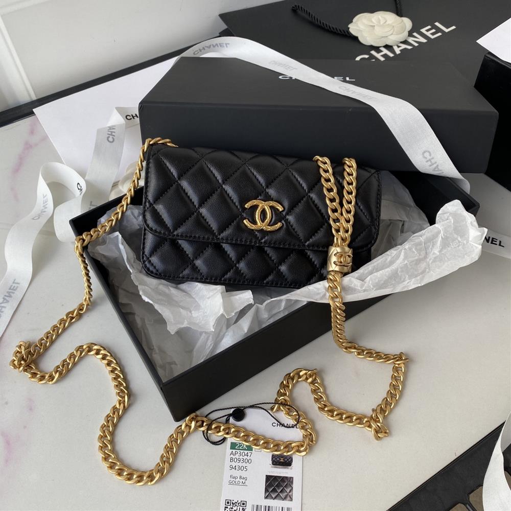The latest gold bead 322K small gold bead AP3047 adjustment bag is out of stock in black for mobile phones It is a musthave collection for new produ