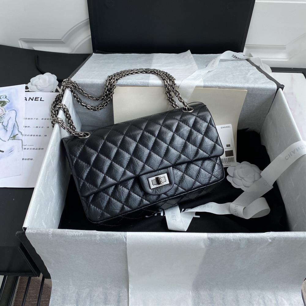 37586ZP Chanel255 Reissue Eternal Classic Autumn and Winter Official Latest Original Factory Imported Fetal Cow Leather is delicate soft and comfor