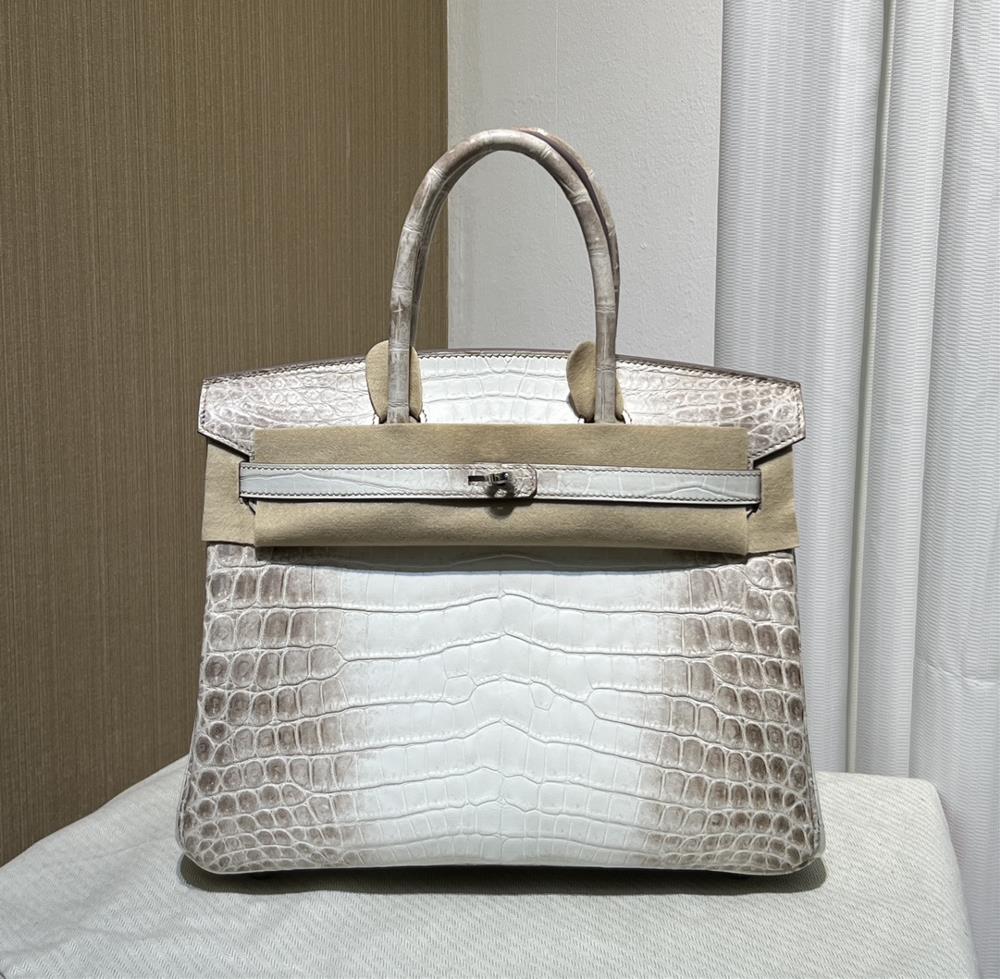 Newly released Birkin30 imported Nile Himalayan silver buckle spot  professional luxury fashion brand agency businessIf you have wholesale or retail