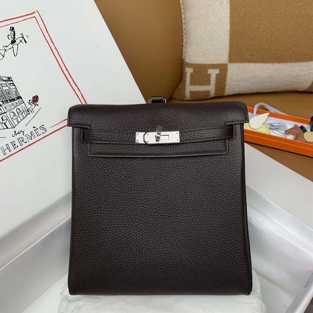 Kelly ado backpack ebony original TC silver buckle hand sewn  professional luxury fashion brand agency businessIf you have wholesale or retail inten
