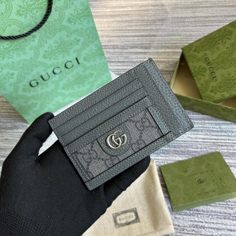 Equipped with a complete set of green packaging Ophidia series card bags the GG logo evolved from the Gucci diamond diamond checkered pattern that