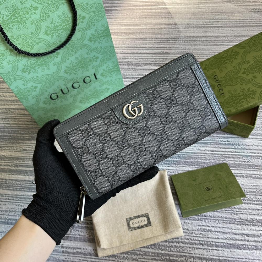 Equipped with a complete set of green packaging Ophidia series zipper clips the GG logo evolved from the Gucci diamond diamond checkered pattern th