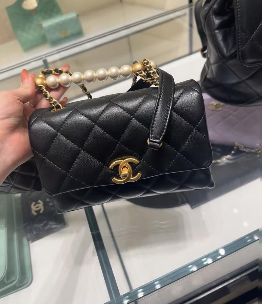 Chanel 24A Advanced Handicraft Workshop Pearl Luxury Texture Beauty Bag Model AS5001Sweet color matching highend luxury and durability are becoming