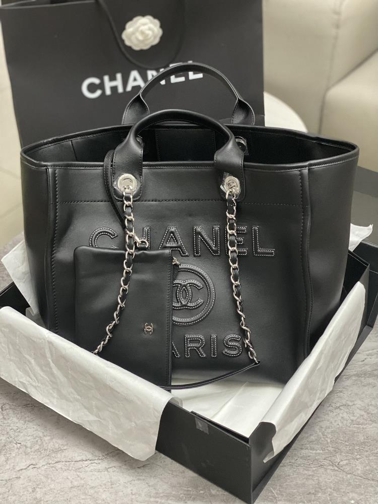 CHANEL    Model 66941 AutumnWinter Latest Version Classic Travel Shopping Bag Cowhide Series Made of Original Cowhide Large Mommy Bag Super Large