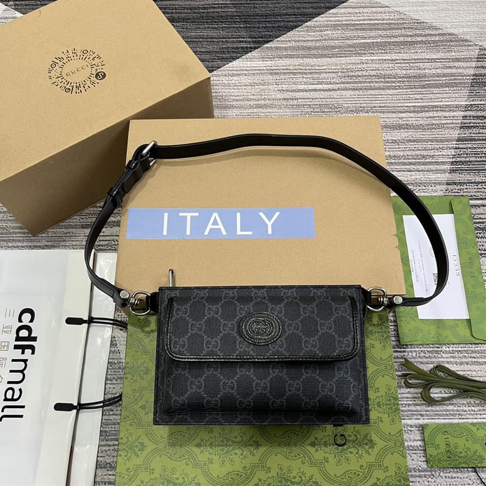 Gucci traces its brand back to the luxury travel trend of the 1920s and continues to explore its leather goods collection with full packaging This