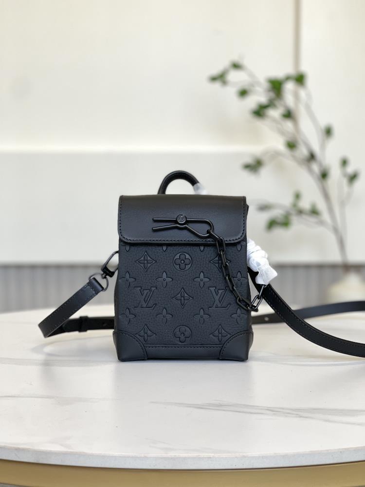 M82772 all black leatherMens Mini Book Small Bag Series Autumn New Winter NANO STEAMER Bag Handpiece Made of Monogram Eclipse Canvas Sleeves Designe