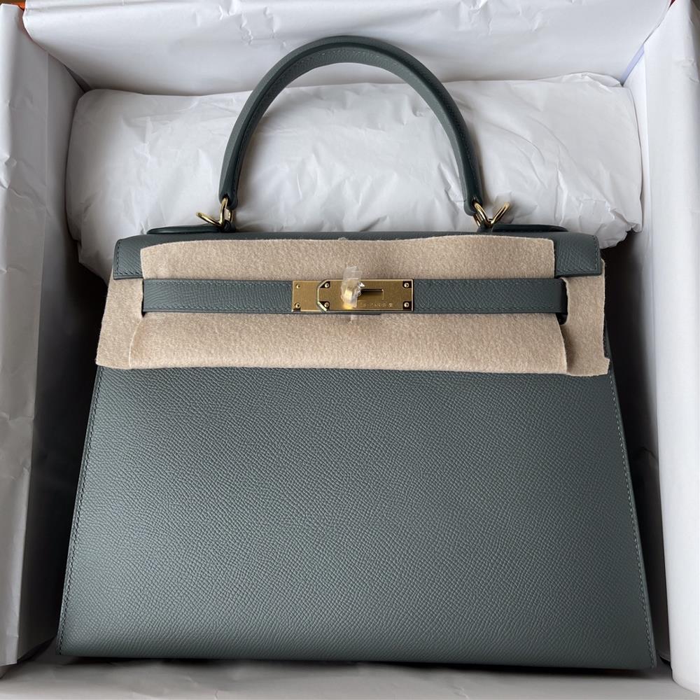 Kelly Almond Green 63 Epsom Leather 28cm Handmade  professional luxury fashion brand agency businessIf you have wholesale or retail intentions plea