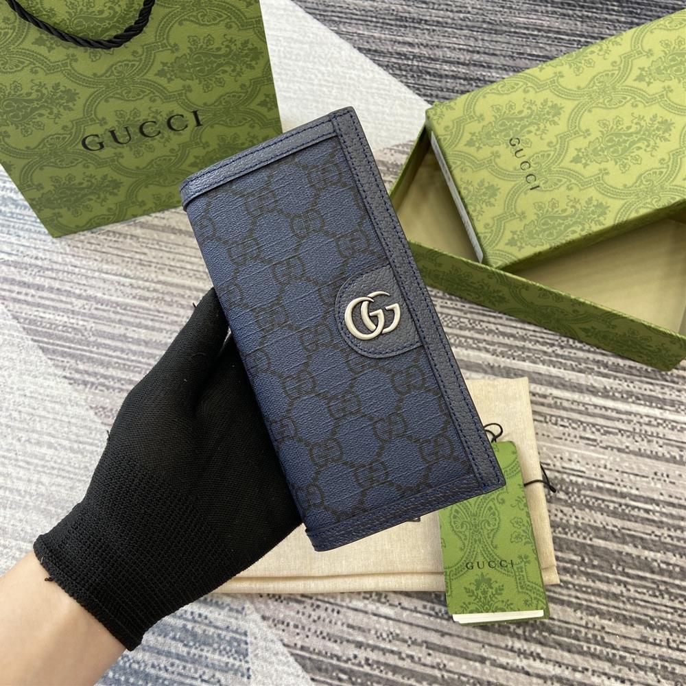 Complete set of packaging for Ophidia series GG long walletThe new series presents slim and compact small leather goods with exquisite craftsmanshi