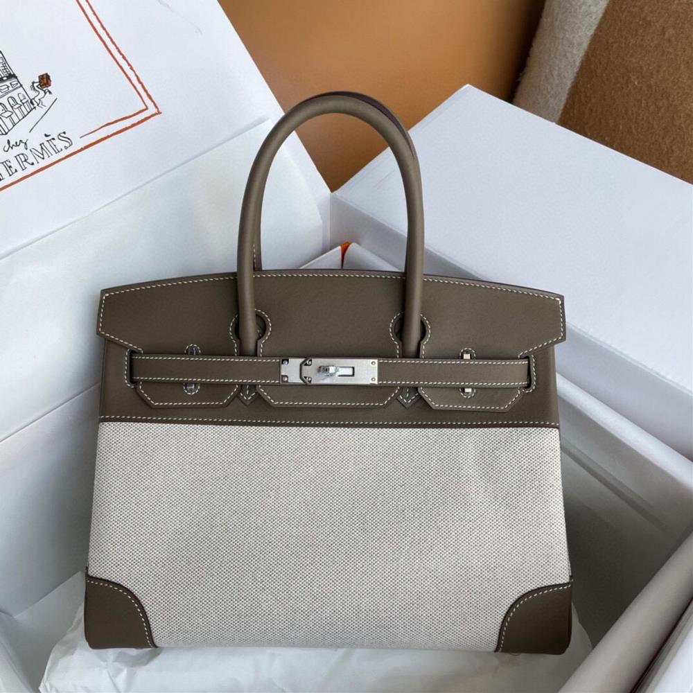 Customer order Birkin30 Elephant Grey Swift canvas silver buckle hand sewn  professional luxury fashion brand agency businessIf you have wholesale o