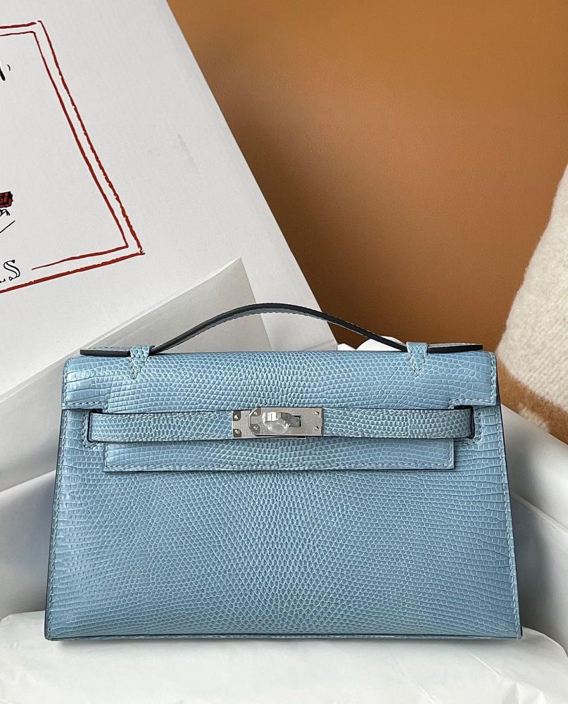 Customer order Kelly mini 22cm denim blue lizard skin silver buckle with hand sewn seams  professional luxury fashion brand agency businessIf you ha