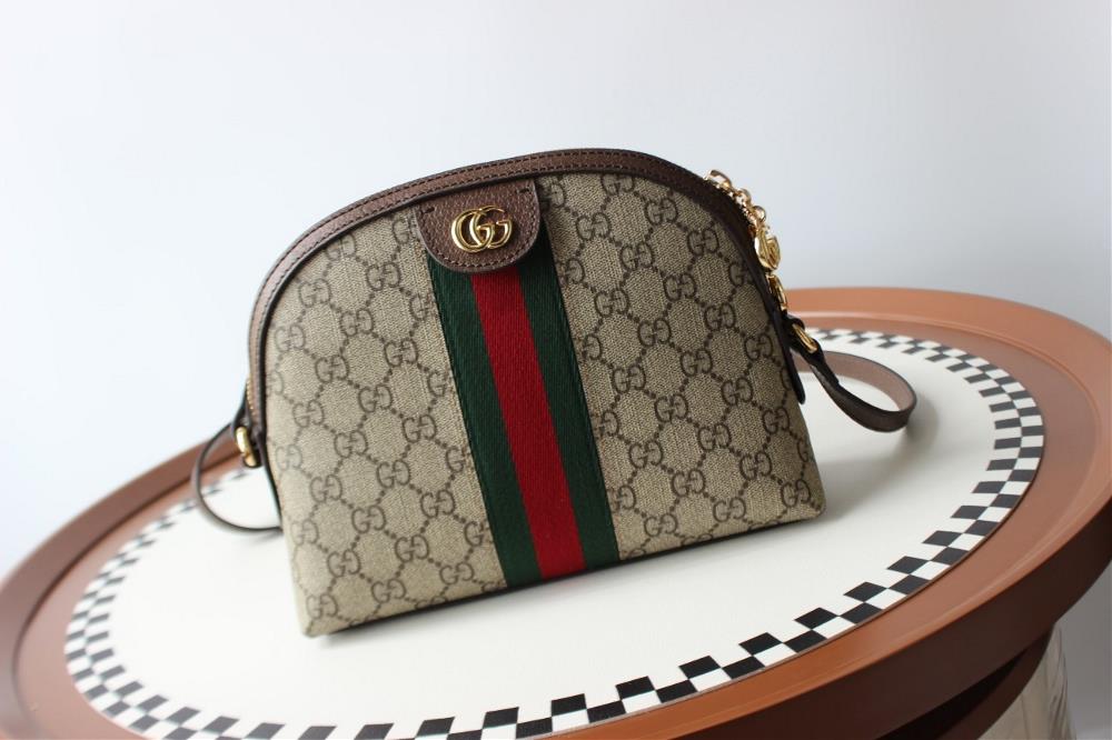 Top of the line original leather GUCCI new counter quality top of the line original goods reallife photos model number 499621 coffee size 235x19