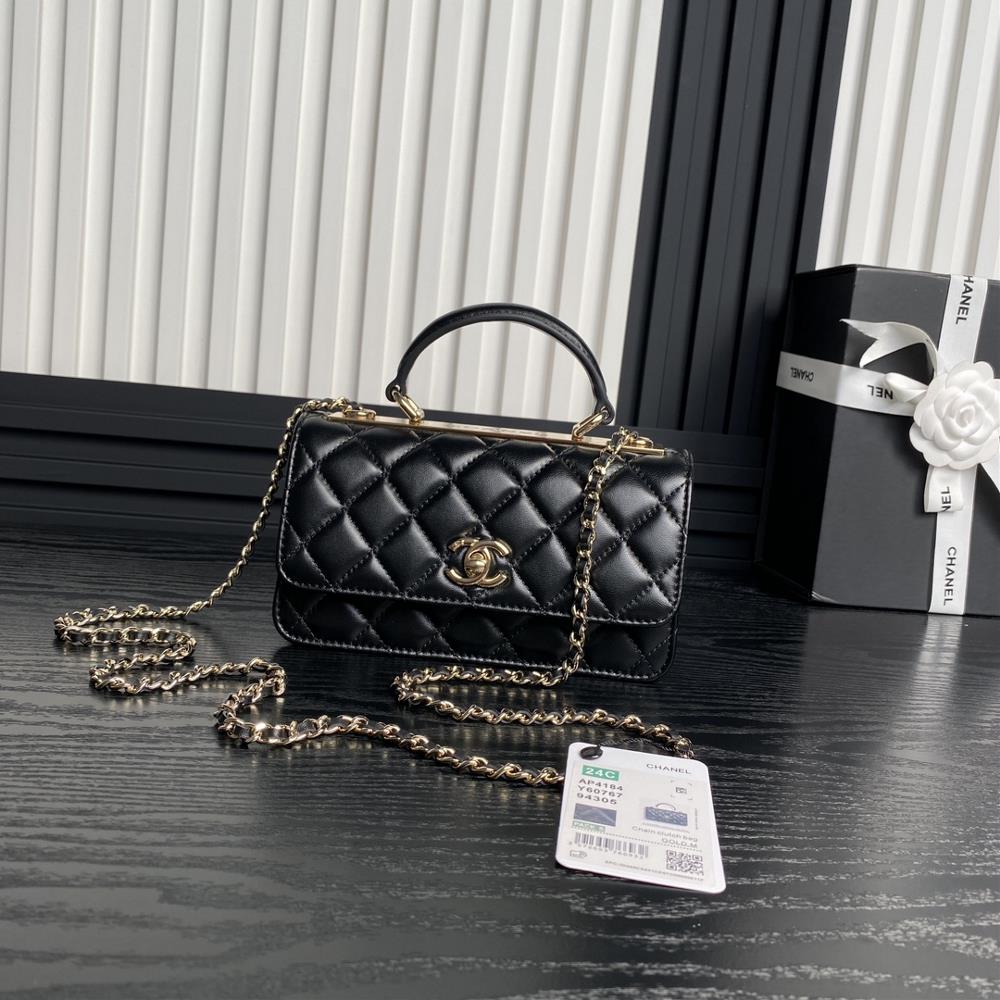 Chanel 24B Trendy CC is absolutely stunning The Ap4184 lambskin paired with a gold metal chain is exquisite and durable Its a perfect crossbody bag