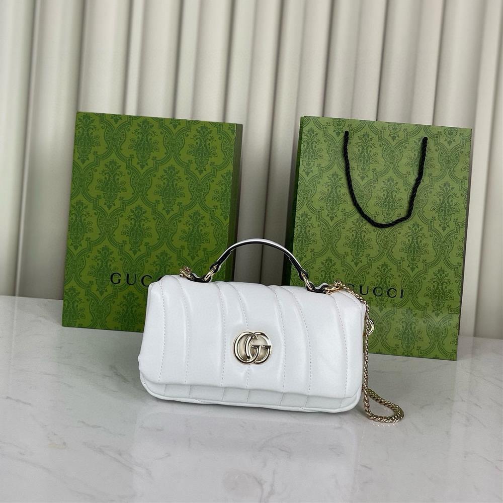 The GG Milano series mini shoulder bag created by the brands creative director Sabato De Sarno made its debut at the 2024 autumnwinter fashion sho