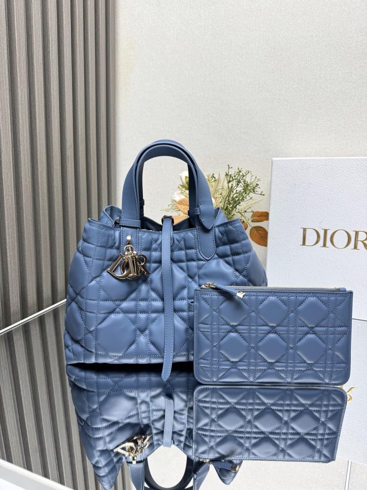 Dior Toujours handbag blue mediumThis Dior Toujours handbag made a brilliant debut in the 2023 SpringSummer collection with a unique and practical d