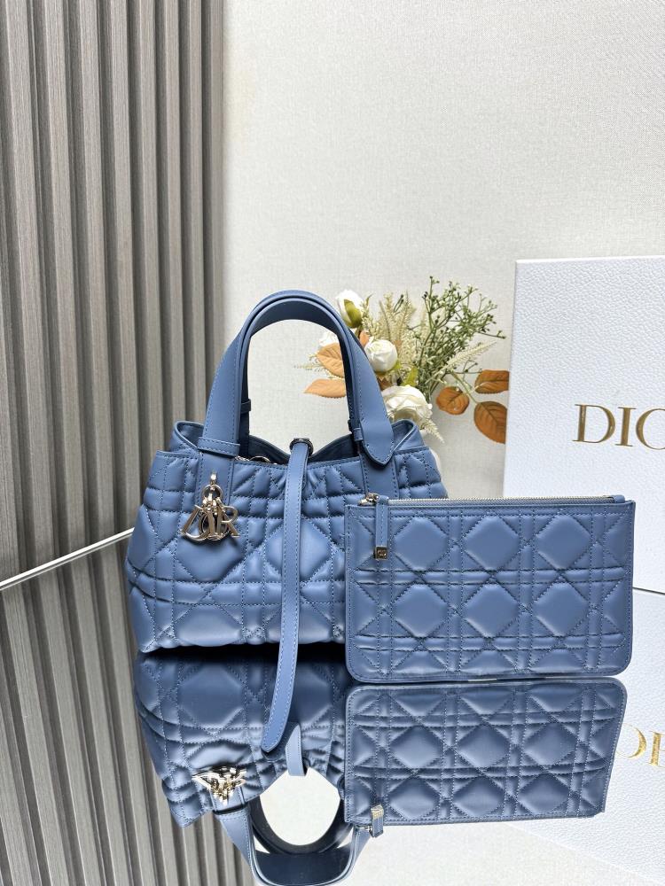 DIORTOUJOURS handbag blue small sizeThis Dior Toujours handbag made a brilliant debut in the 2023 SpringSummer collection with a unique and practica