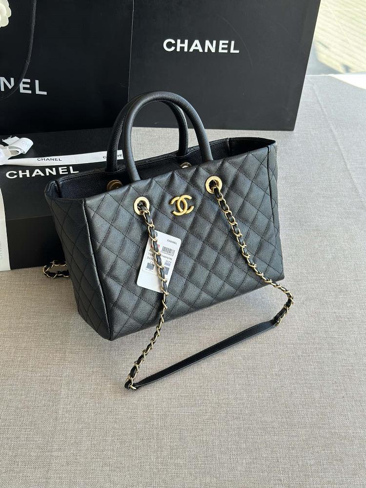 CHANEL Model A93525 Size 36X38X16CM Small Model 57974 Size 21X30X14CM2019 SpringSummer New Shopping Large Handbag Imported Particle Ball Pattern and