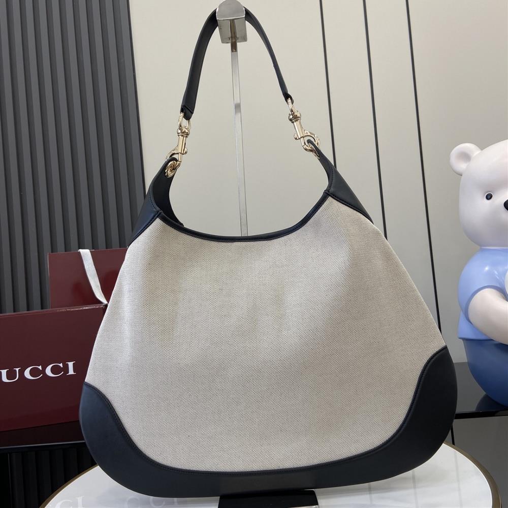 New Gucci Body Double Lock Medium Shoulder BackpackPresenting the Gucci Body double lock handbag collection inspired by vintage designs from the 1950