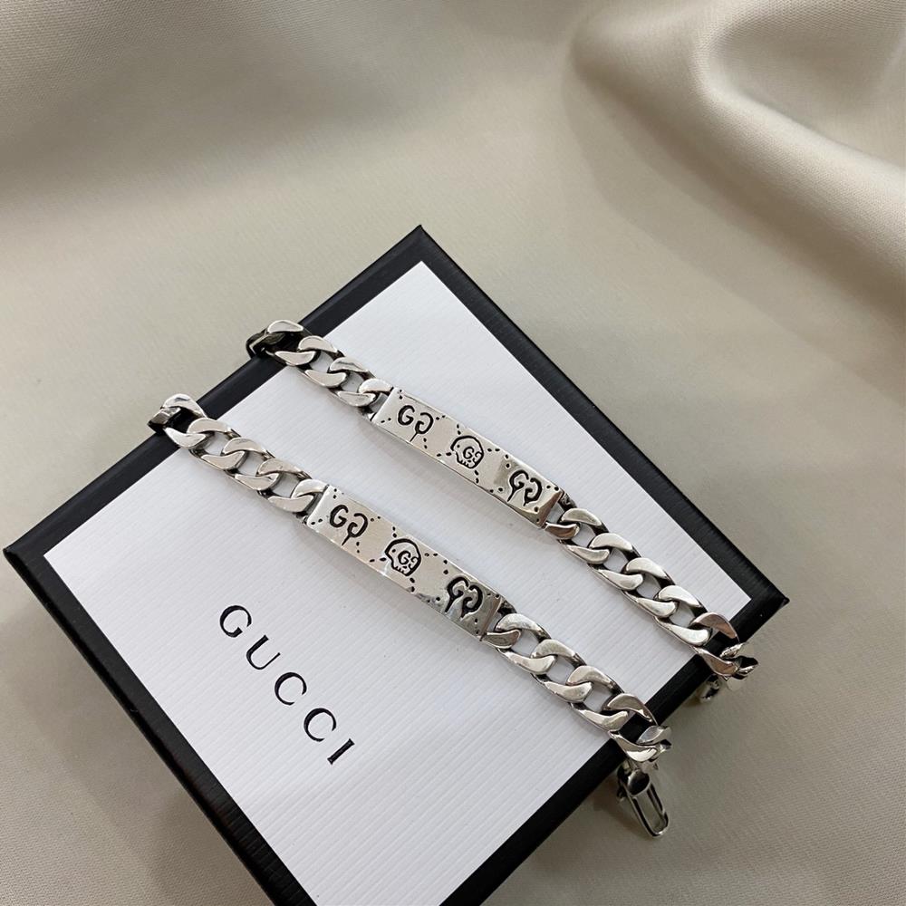 Gucci 925 sterling silver Xiao Zhan style double G elf couple braceletSize 17cm 18cm 19cm 20cmtagId 10722739tagName  Gucci Bracelet  profe