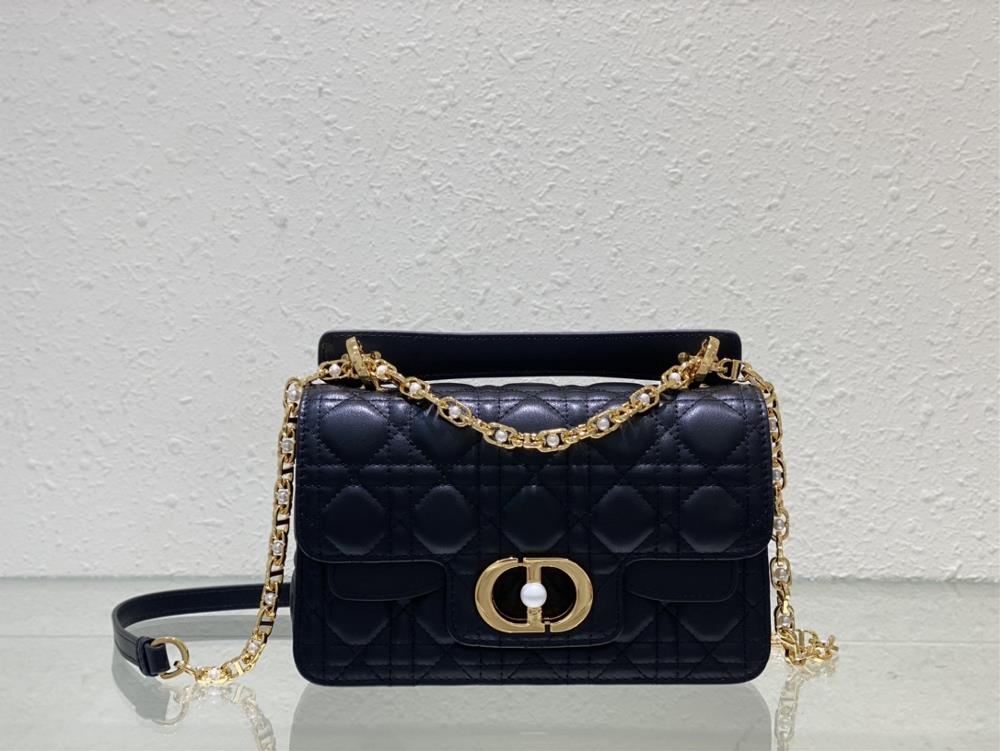 Small Dior Jolie handbagBlack cowhide rattan grid patternNumber 9271This Dior Jolie handbag is a new addition to the SpringSummer 2024 ready to wear