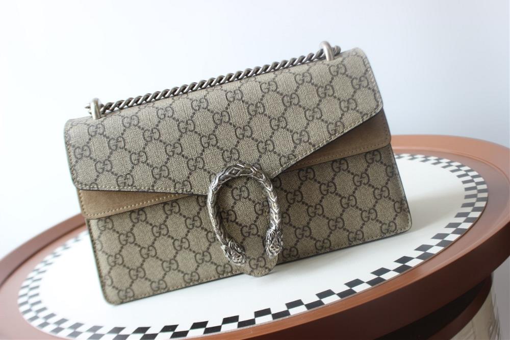 Top quality original order and factory leather GUCCI new counter quality top quality original order goods real photos model number 400249 size 28x