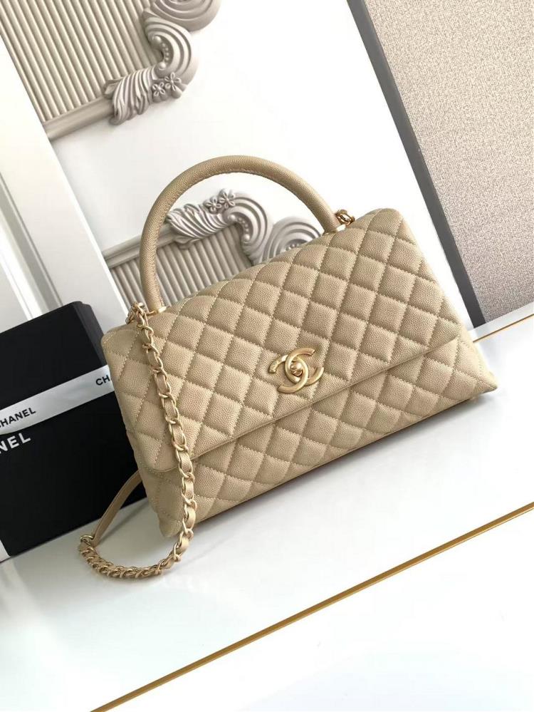 AS92991 latest ribbed fine grain embossed calf leather handle single shoulder crossbody handbag cover bag with embossed calf leather small ball patt