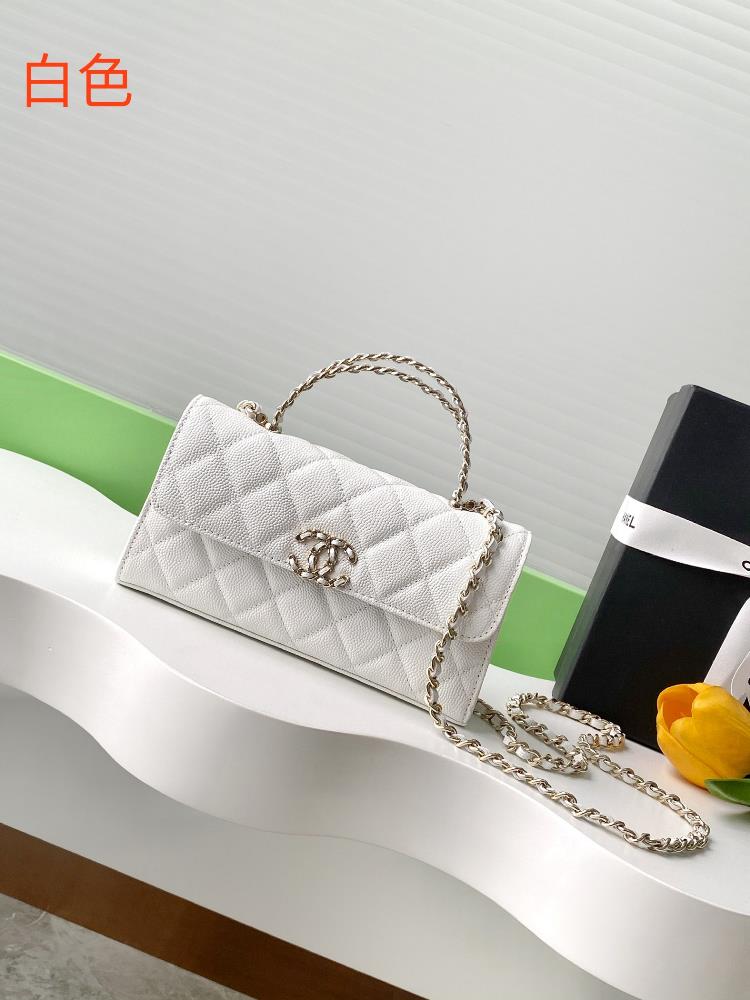 The design of the 25A cross handle leather horizontal version and large horizontal flip cover is both retro and fashionable with a leather chain inte
