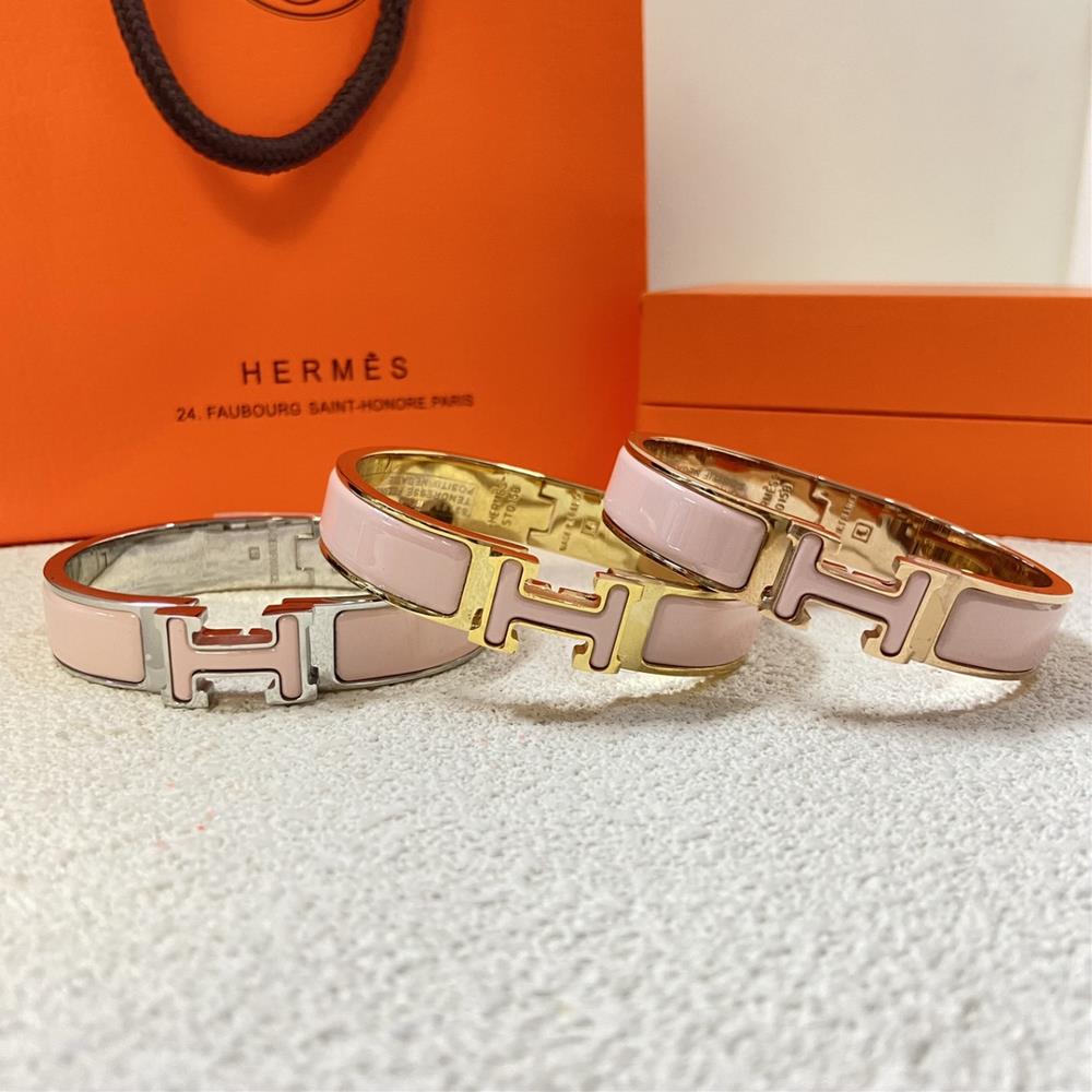 Hermes new candy powder enamel bracelet 1719TagName  Hermes Bracelet tagId 10565076  professional luxury fashion brand agency businessI