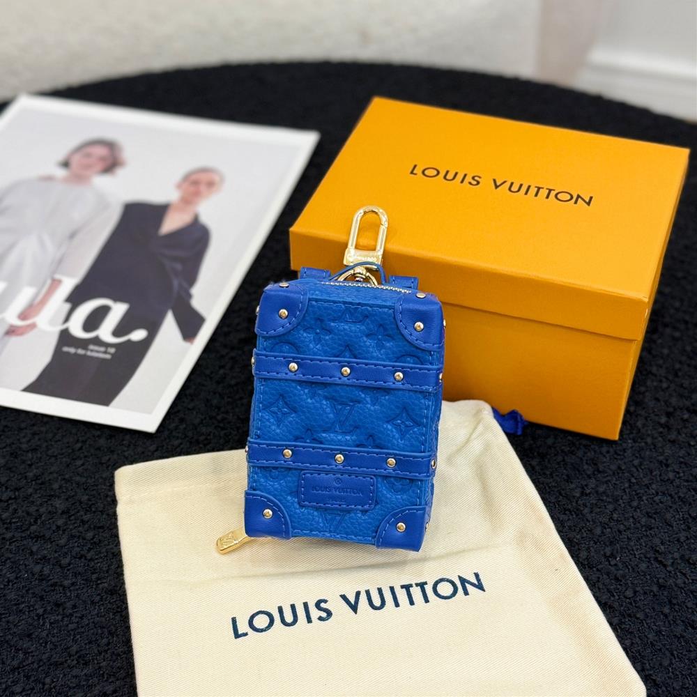 New Mini Backpack Box Bag Hanger in 8 Colors for ShipmentLouis Vuitton LV Mini Backpack Keychain PendantThe original PU material logo can hold small i