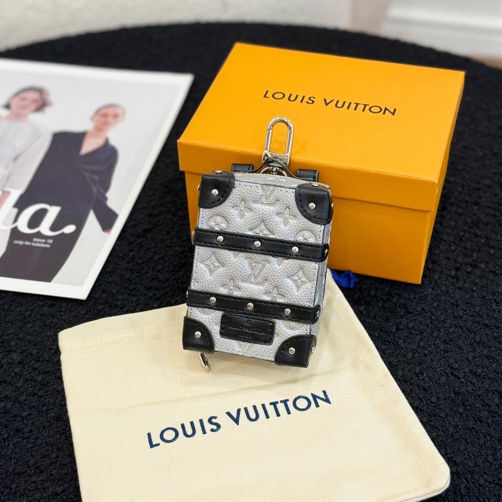 New Mini Backpack Box Bag Hanger in 8 Colors for ShipmentLouis Vuitton LV Mini Backpack Keychain PendantThe original PU material logo can hold small i