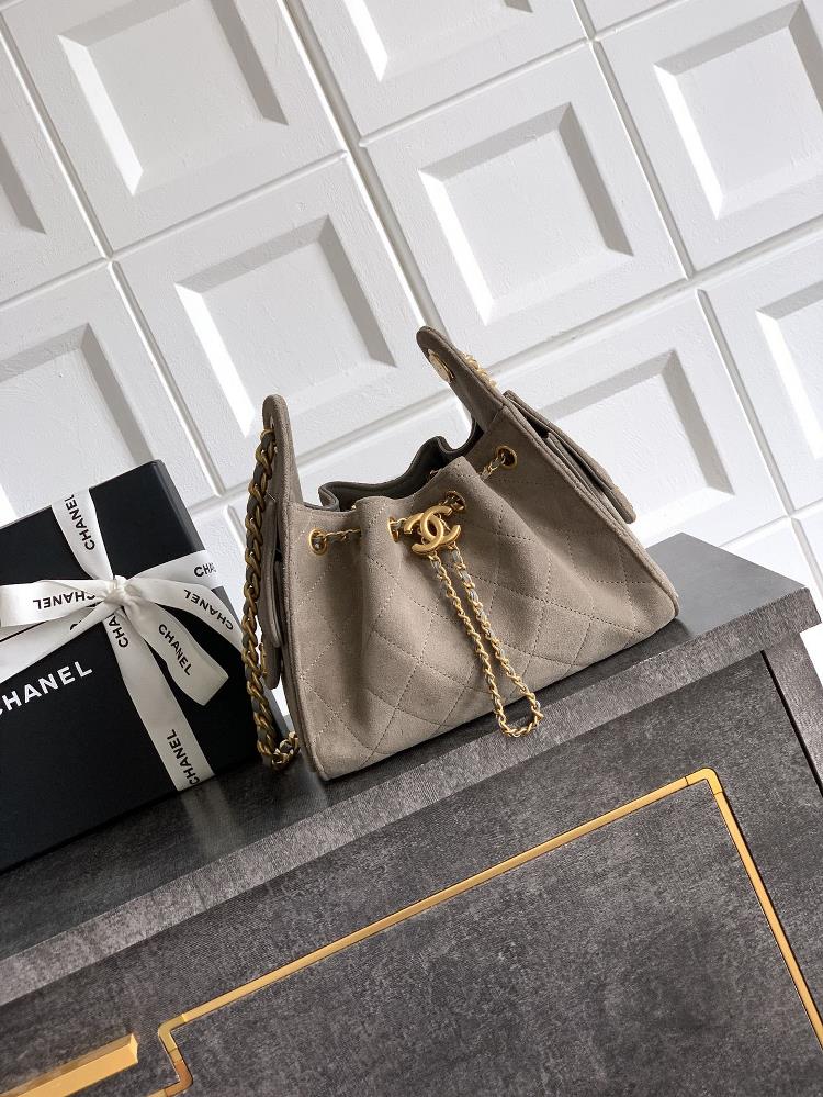 Mini size brown OHANEL 26C suede leather new hippie shiny brown casual lazy bag design is undoubtedly the king of spring and summer vacations with in