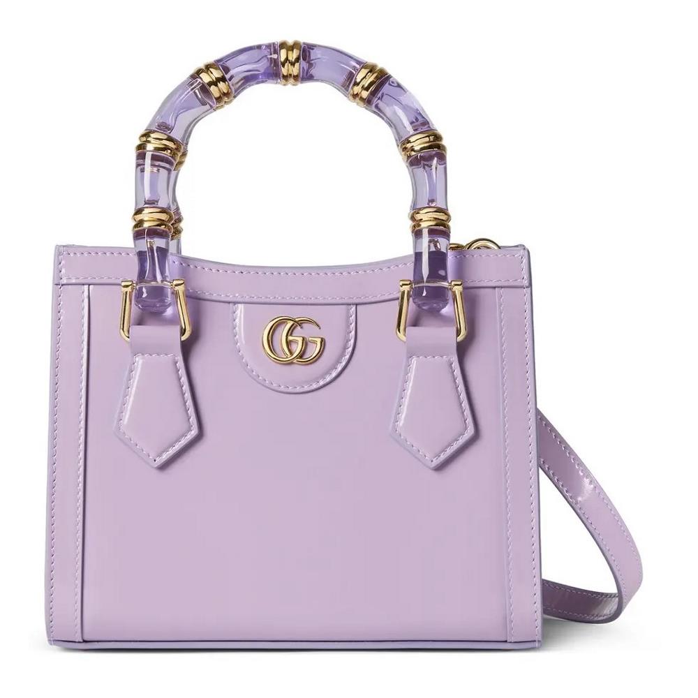 In the 2025 SpringSummer collection Gucci Diana series reinterprets classic bamboo accessories with resin and brass details There are various ways