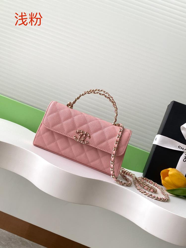 The design of the 25A cross handle leather horizontal version and large horizontal flip cover is both retro and fashionable with a leather chain inte
