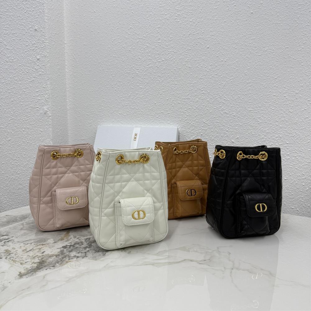 3374 combined imageThis Dior Caro Multicarri backpack is a new addition to Diors FallWinter 2025 ready to wear collectionSize 15 x19 x85 cm length