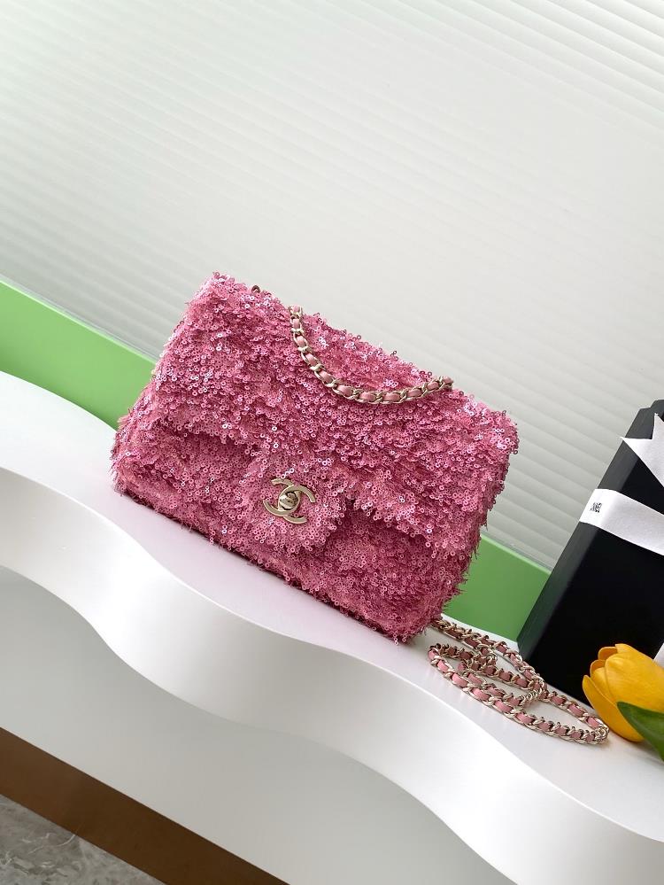 25s CF Super Flash Pink sequin bead filter for autumn and winter SO BLACK explosive street super cool physical product is simply stunning one of the