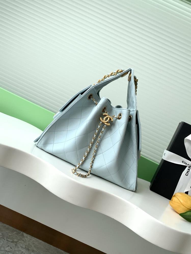 25c Ball Pattern Leather Hip Hop BagChanel Hobo Underarm Bag Hippie Underarm Bag SmallRetro gold coin button drawstring bucket bag with diamond grid p