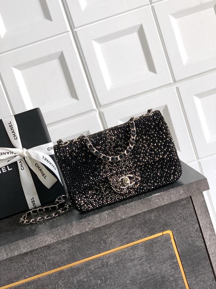 Black OHANEL 25B Starry Sky Diamond Limited Edition Series Diamond CF Sparkling Luxury Counter Package is hard to come by The development difficulty