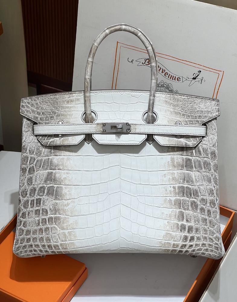 Birkin35CM Nile crocodileXinglong Imported Nile Crocodile 3 Fish Pair Zp Cutting Wax Thread Hand Sewing Realistic Texture Photography Pair Hand Na
