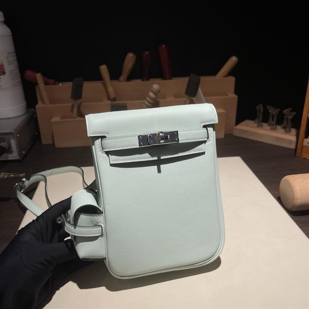 New Kelly jump SWift leather N3 mint green silver buckle available in stockDont be fooled by its palm sized size it has a larger capacity than the f