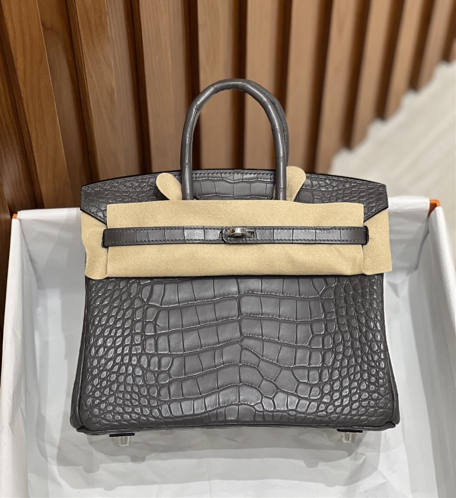 Birkin25 graphite gray matte surface American silver buckle in stock  professional luxury fashion brand agency businessIf you have wholesale or reta