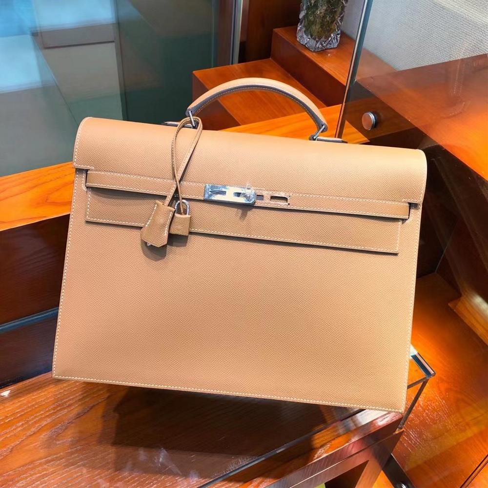 Kelky briefcase 38cm Epsom leather 37 Gold top handmade counter quality  professional luxury fashion brand agency businessIf you have wholesale or