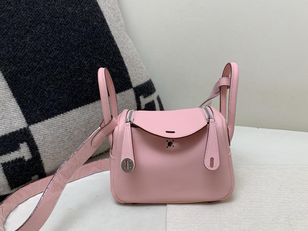 Mini Lindy19cm Silver Buckle Swift 3Q Pink Top Quality Handmade  professional luxury fashion brand agency businessIf you have wholesale or retail in