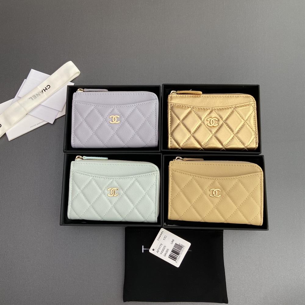 Xiaoxiang Small Zipper Bag Card Bag SeriesQuilted card bag with iconic metal logoNumber 3179Xiaoxiang Combination Diagram  professional luxury fashio