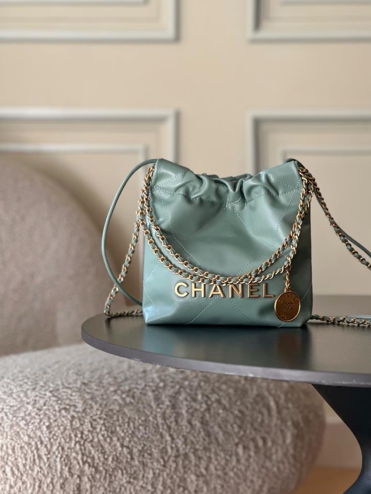 22cc SpringSummer Hot 22 Bag HappyClassic and timeless garbage bagsExclusive original box calf hide strengthThe hottest and most worth buying series