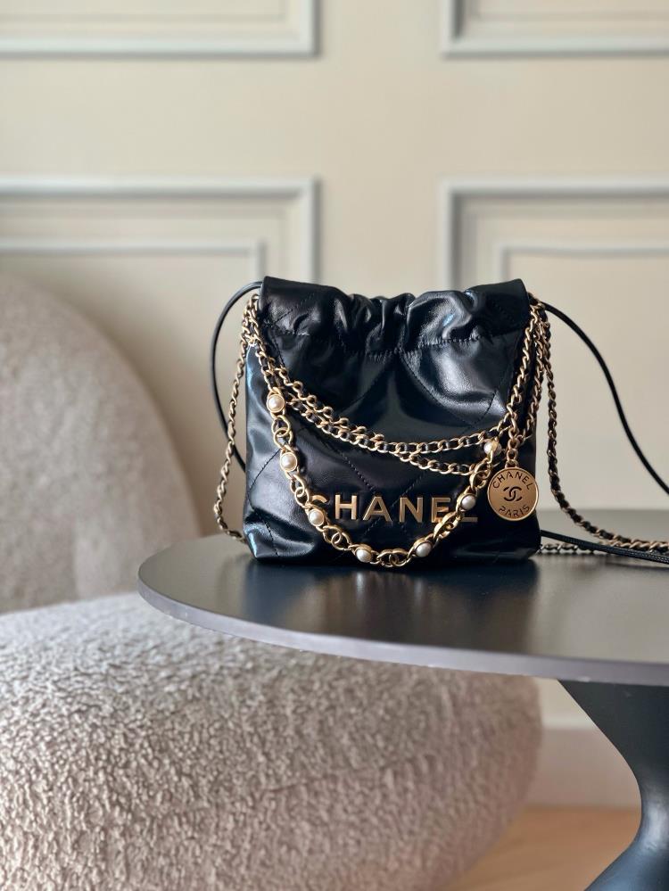 22cc SpringSummer Hot 22 Bag HappyClassic and timeless garbage bagsExclusive original box calf hide strengthThe hottest and most worth buying series