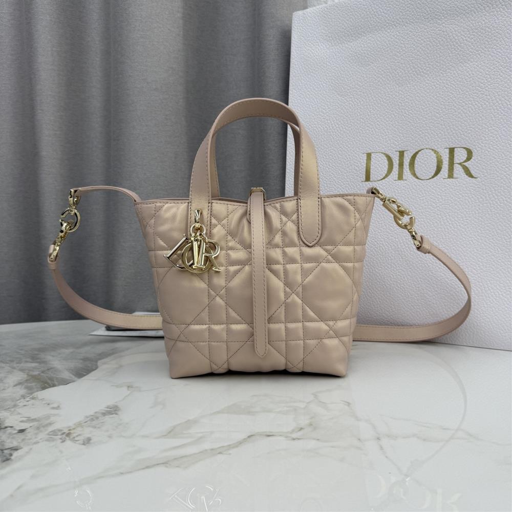 M2835 light pink pearlThis Dior Toujours vertical handbag is a new product in the early sp